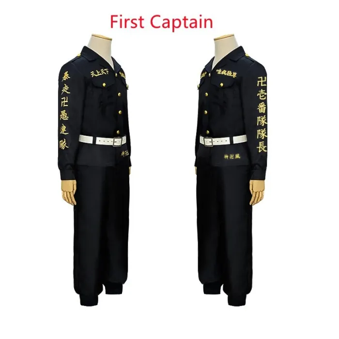 Tokyo Revengers Cosplay Costume Manjiro Sano Ken Ryuguji Takemichi Hanagaki Tokyo Gang Uniform Halloween Carnival Suit
