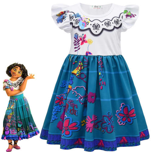 Summer Encanto Costume Girls Birthday Party Mirabel Isabela Dress