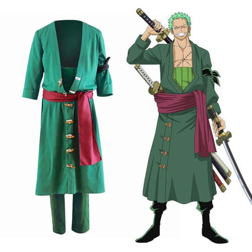 Roronoa Zoro Cosplay Anime One Piece Costume Cosplay Uniform Halloween Costume For Adult