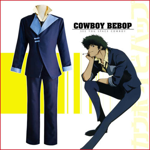 Spike Spiegel Cosplay Costume Anime Cowboy Bebop Uniform Halloween Costume For Adult