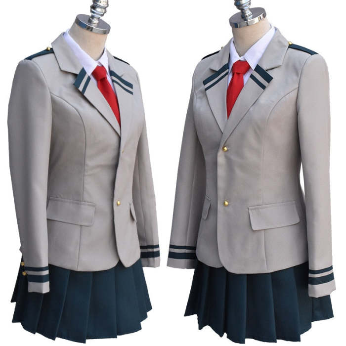 Anime My Hero Academia Midoriya Izuku Cosplay High School Student Uniform