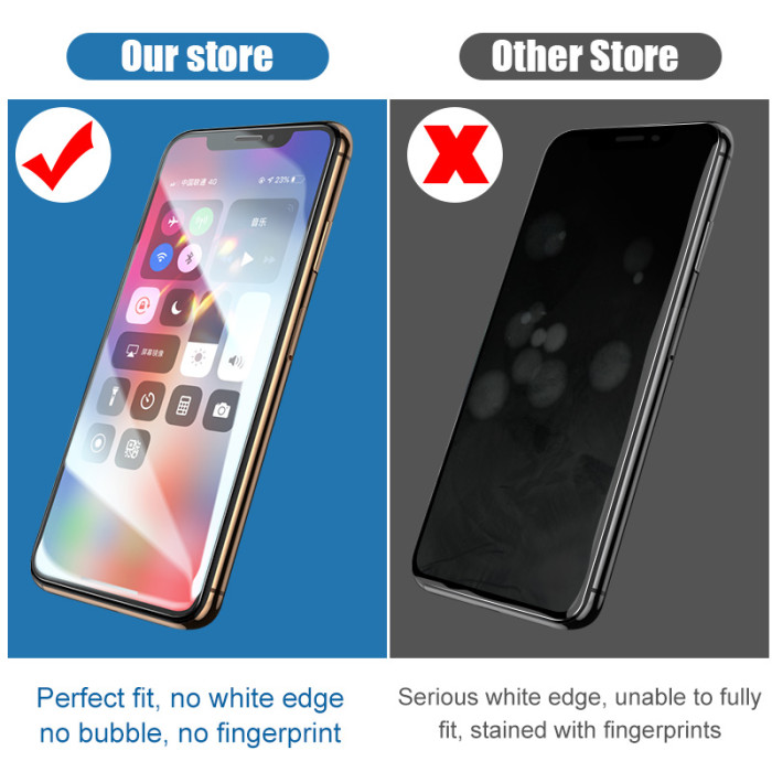 3PCS Full Cover Tempered Glass On the For iPhone 7 8 6 6s Plus X Screen Protector On iPhone X XR XS MAX SE 5 11 12 13 Pro Glass