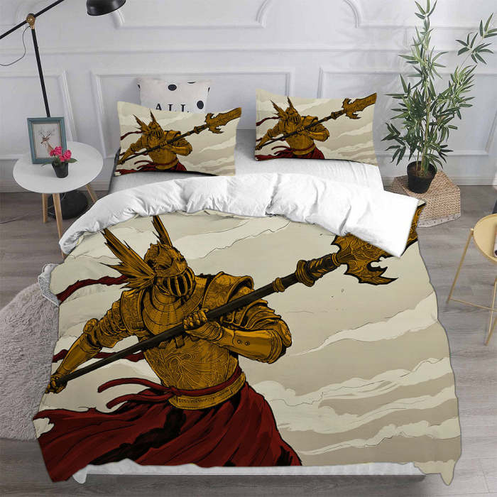Elden Ring Cosplay Bedding Set Duvet Cover Pillowcases Halloween Home Decor