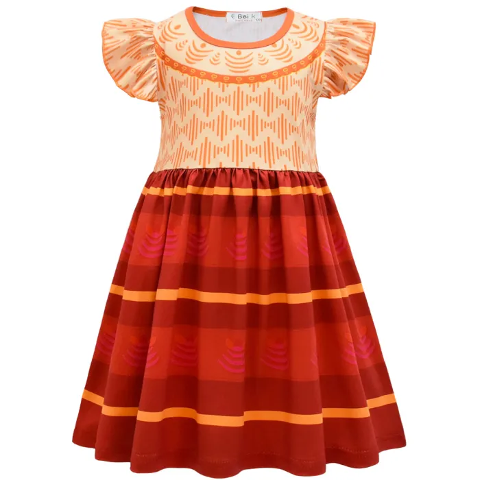 Encanto Madrigal Prima Girls Princess Dress Halloween Cosplay Costume