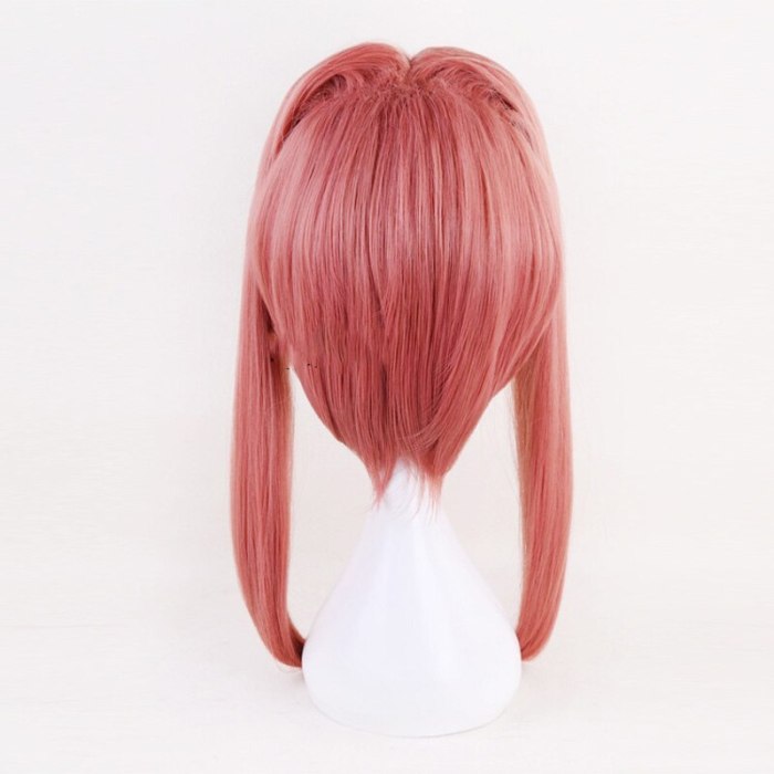 Doki Literature Club Monika Ddlc Long Heat Resistant Synthetic Hair Perucas Cosplay Wig+Wig Cap