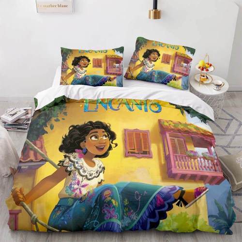  Encanto Bedding Set Quilt Duvet Cover Pillowcase 3 Piece Sets