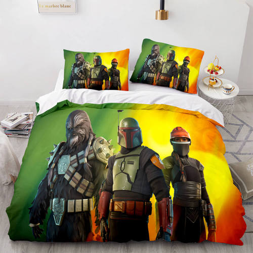 Krrsantan Boba Fett Fennec Shand Trailer Stills Bedding Set Duvet Cover