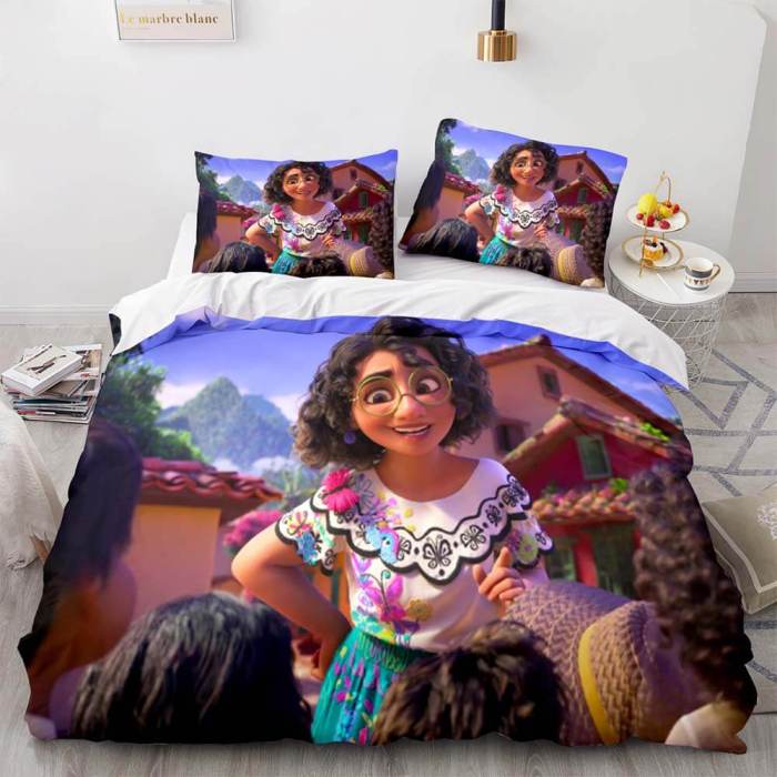 Disney Encanto Bedding Set The Madrigal Family Quilt Duvet Cover Sets
