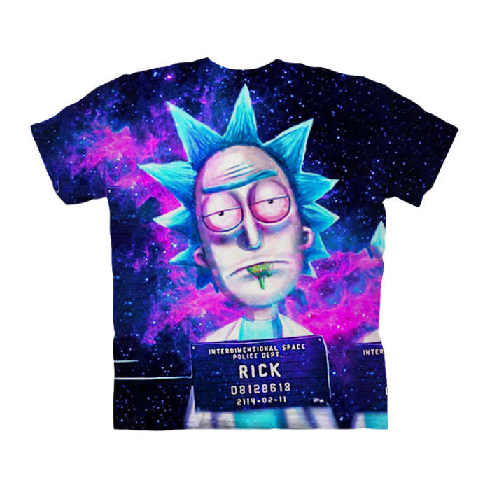 3D Rick Short Sleeve T Shirt