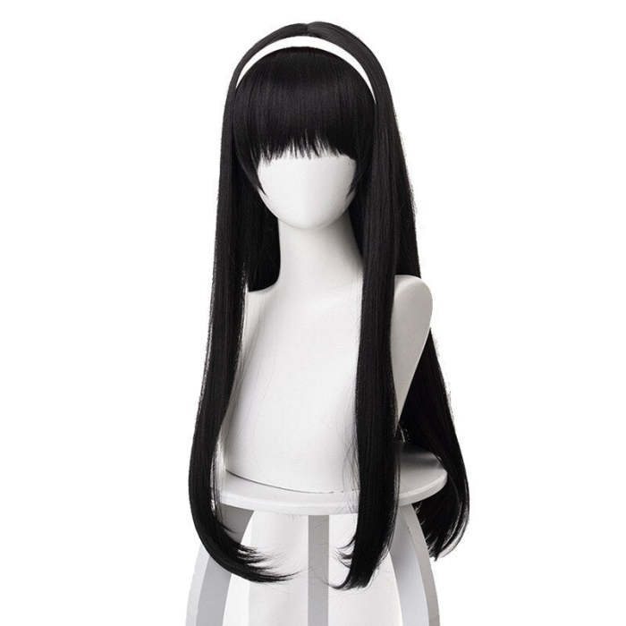 Kawakami Tomie Identity V Yidhra Long Straight Black Anime Cosplay Heat Resistant Synthetic Wigs