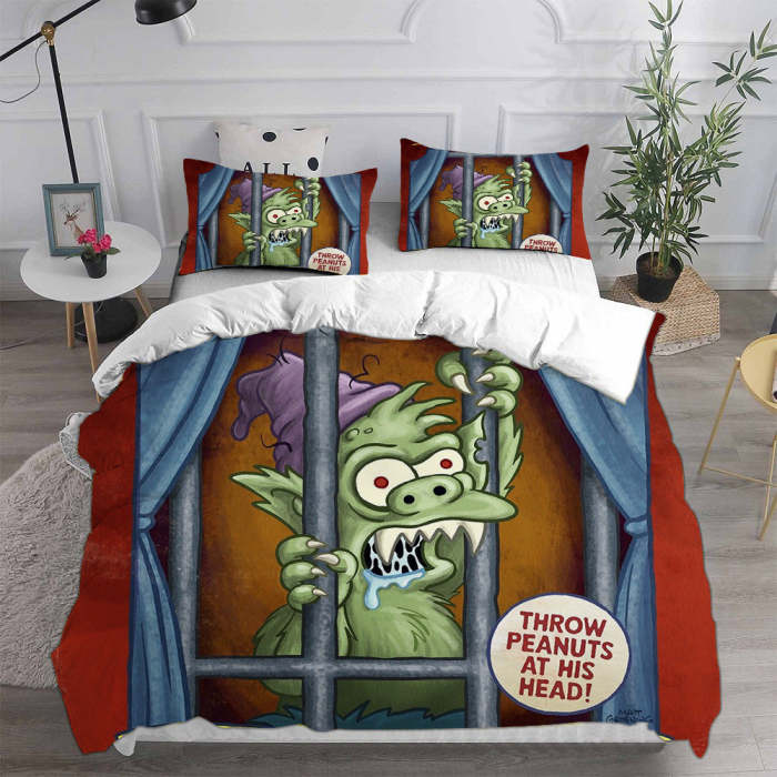 Disenchantment Season 1  Cosplay Bedding Set Duvet Cover Pillowcases Halloween Home Decor