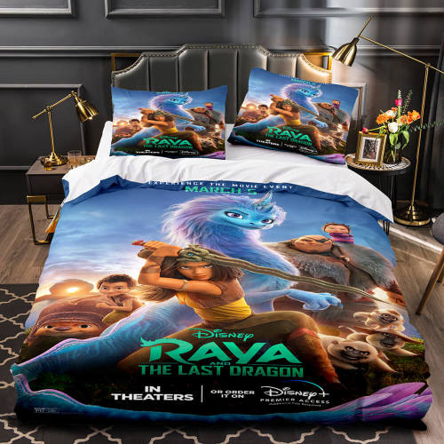 Raya And The Last Dragon Bedding Cosplay Quilt Duvet Covers Decoration Bed