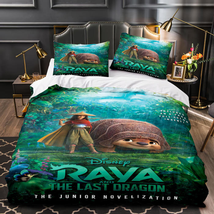 Raya And The Last Dragon Bedding Cosplay Quilt Duvet Covers Decoration Bed