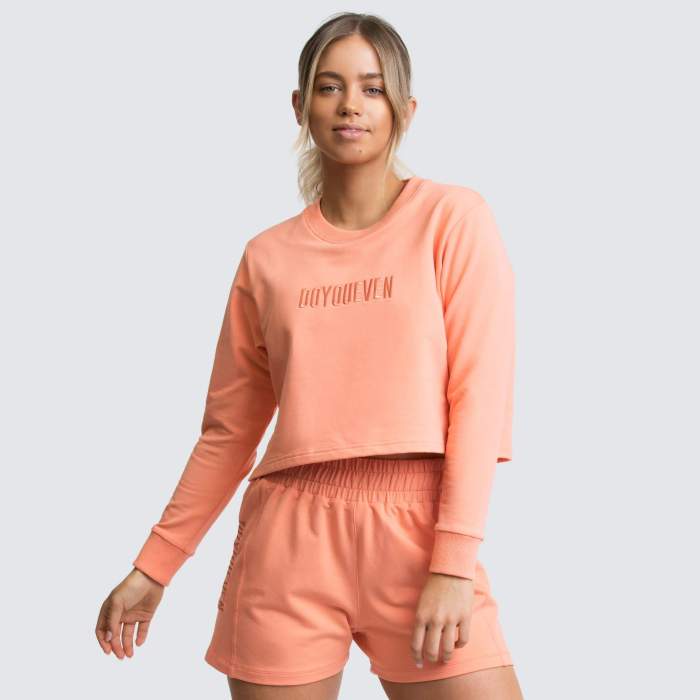 Staple Cropped Jumper - Cantaloupe