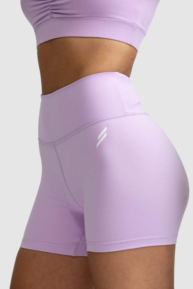 Evoke Scrunch Shorts - Lilac
