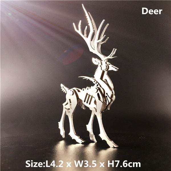 3D Metal Model Diy Assembled Scorpion King Puzzle Jigsaw Stainless Steel Detachable Model Puzzle