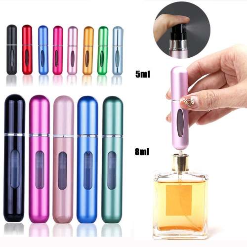 5Ml 8Ml  Portable Mini Refillable Perfume Bottle With Spray Scent Pump Empty Cosmetic Containers Atomizer Bottle For Travel Tool