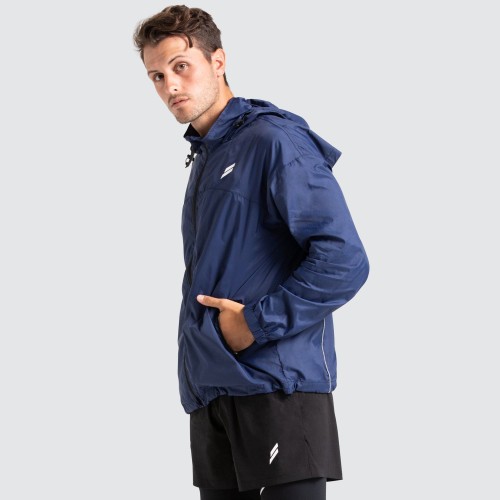 Marked Running Jacket - Navy