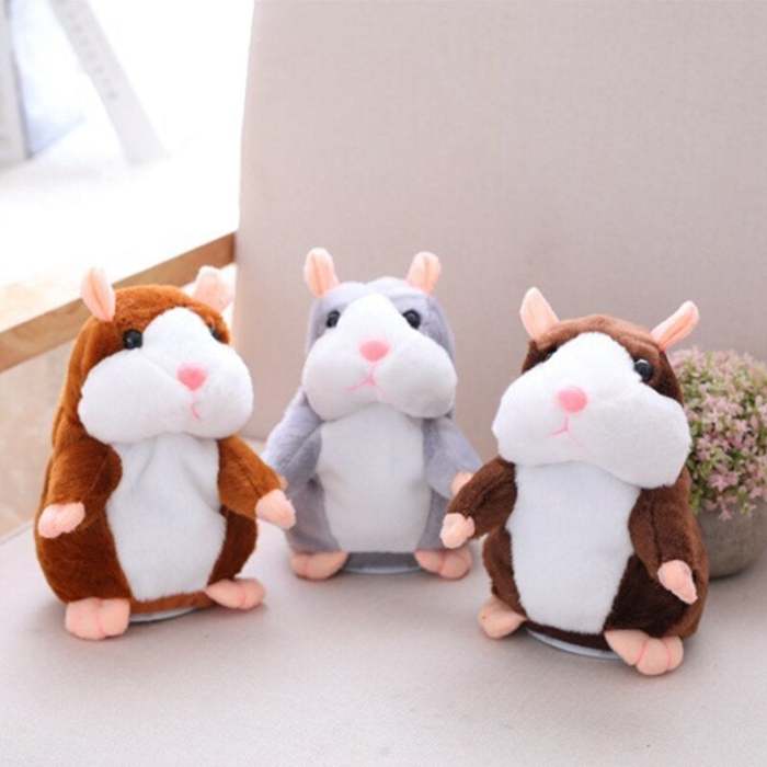 Talking Hamster Plush Toy -  Christmas Edition