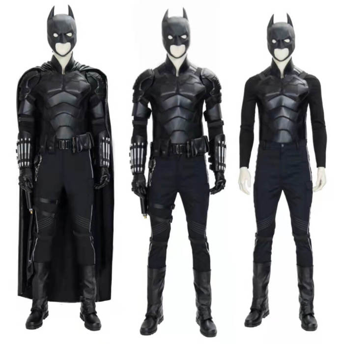 The Batman Costume Superhero Bruce Wayne Halloween Cosplay Suit