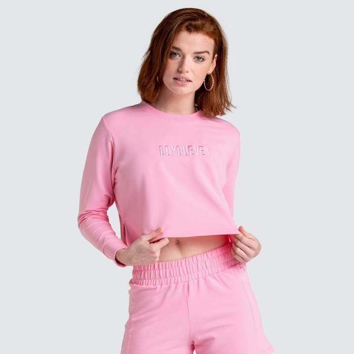 Staple Cropped Jumper - Pink