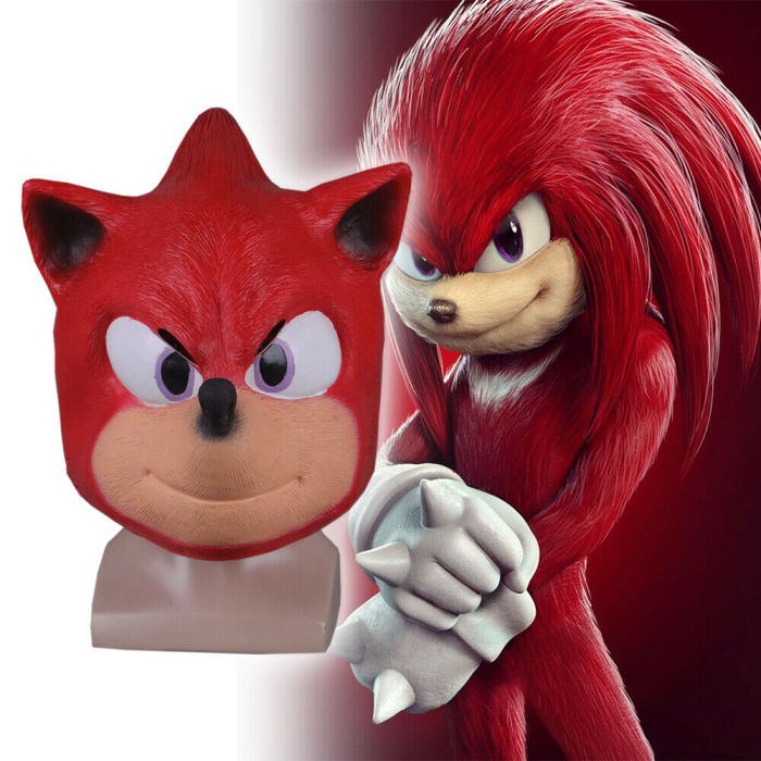 Sonic Masks The Hedgehog Knuckles Knux Echidna Cosplay Masks Masquerade Props