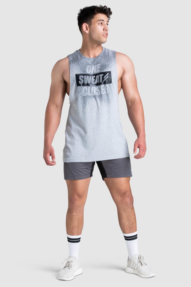 Victorydrip Muscle Tank - One Sweat Closer - Grey Marl