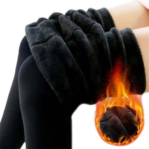 Casual Winter  High Elastic Thicken Lady'S Leggings Warm Pants Skinny Pants For Women