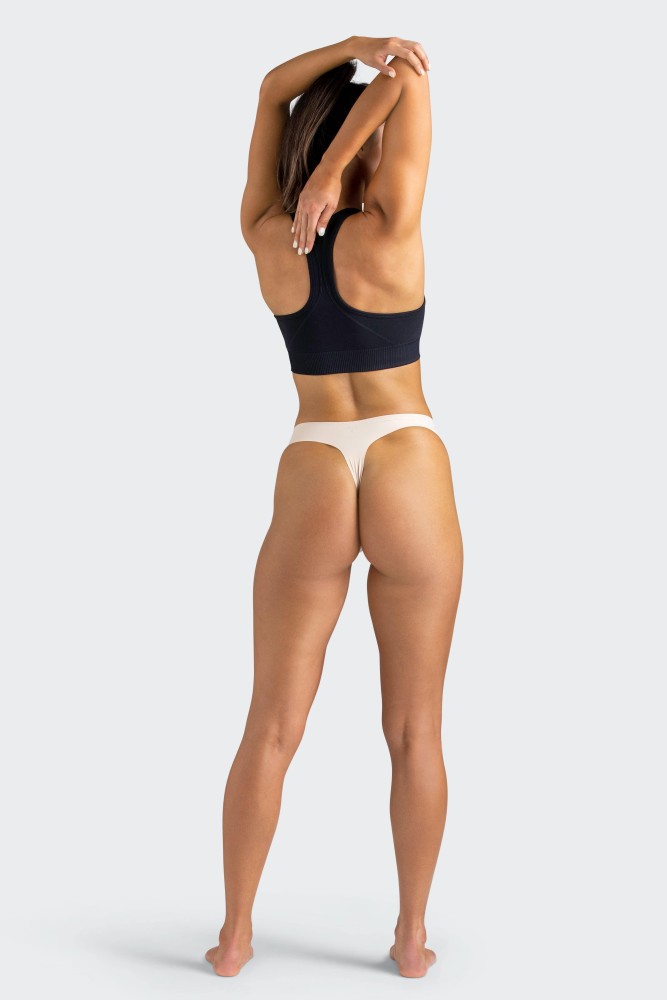 Dye Seamfree Thong - 2 Pack Beige