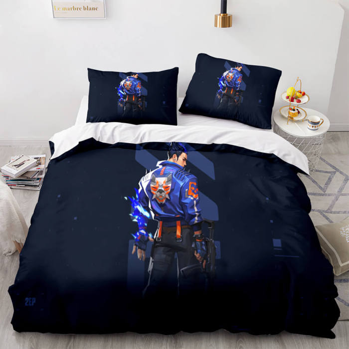 Game Valorant Bedding Set Cosplay Duvet Cover Bed Sheet Sets