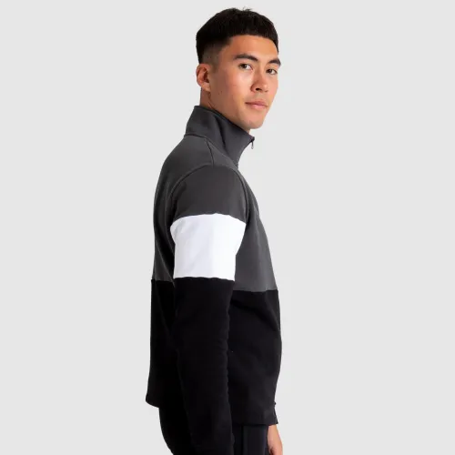 Legacy ¼ Zip Jumper - Charcoal/Black