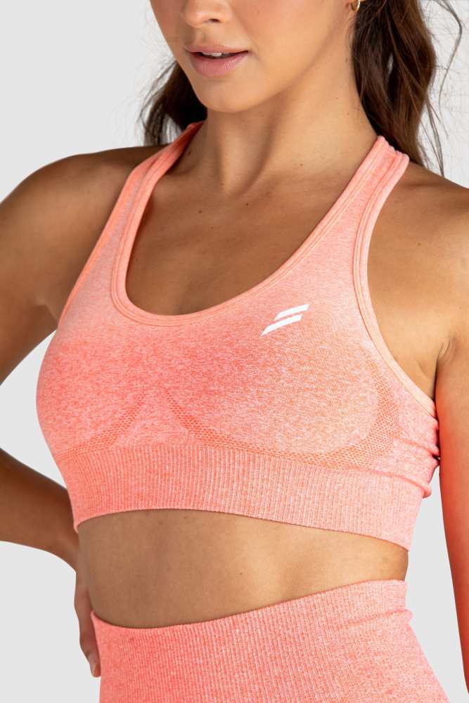 Ombre Seamless Crop - Coral