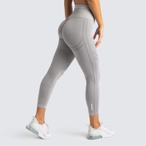 Dye Scrunch Seamless Leggings - Grey Marl