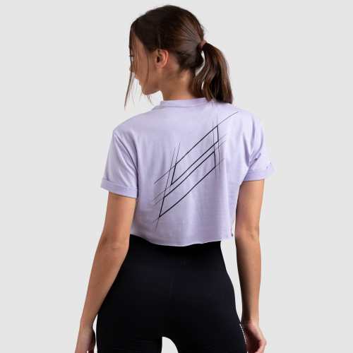 Progress Cropped Tee - Lavender