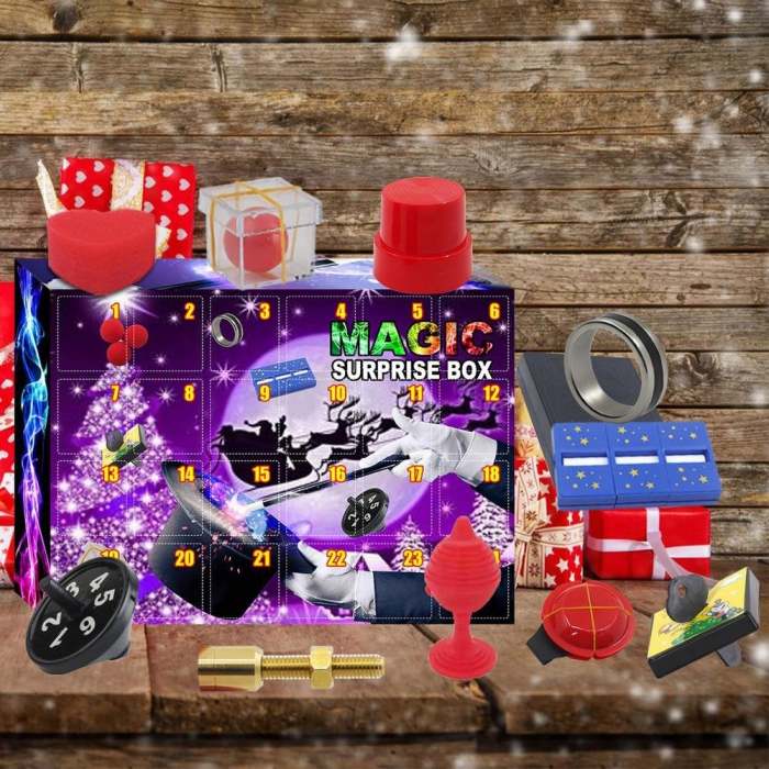 Christmas 24 Days Countdown Advent Calendar Magic Box