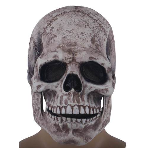 Halloween Horrible Mask Skull Skeleton Cosplay Latex Helmet