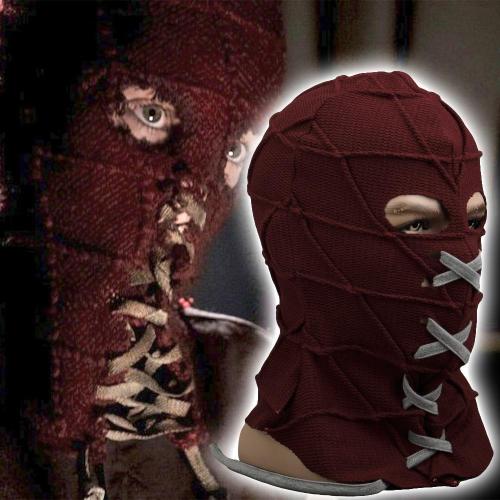 Brightburn Red Hood Cosplay Scary Horror Mask  Halloween Mask Full Head Breathable Props
