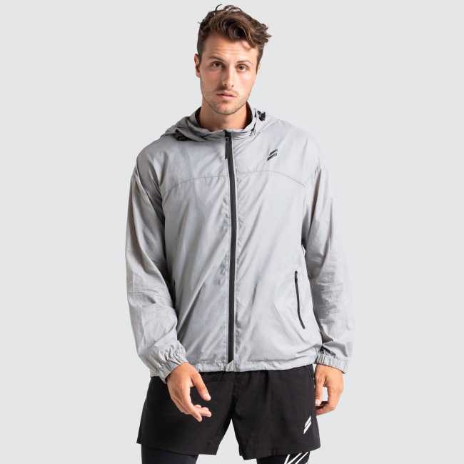Marked Running Jacket - Grey