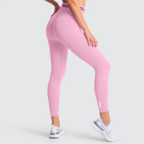 Dye Scrunch Seamless Leggings - Pastel Pink