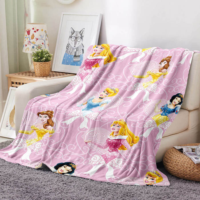  Princess Snow White Blanket Flannel Fleece Throw Cosplay Blanket