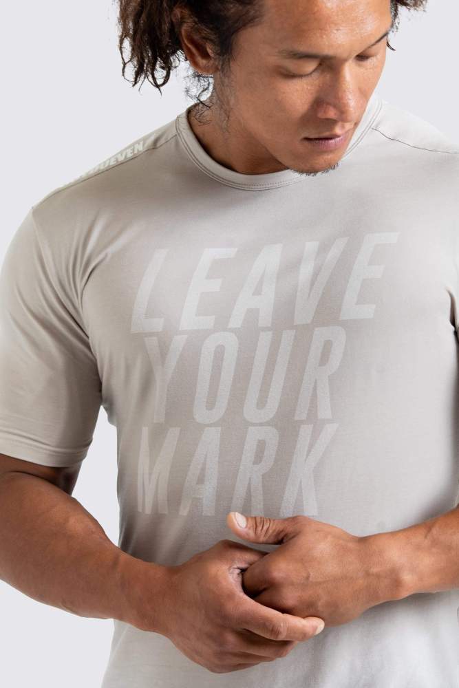 Victorydrip Drop Tee - Leave Your Mark - Light Taupe