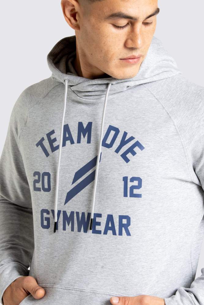 Team Dye V3 Athletic Hoodie - Grey