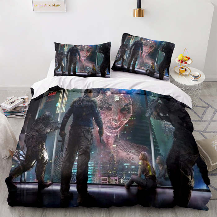 Cyberpunk Bedding Set Duvet Covers Bed Sheet Sets