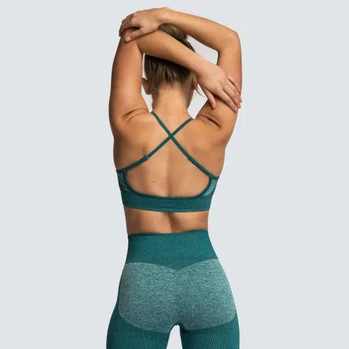 Impact Seamless Crop - Forest Green