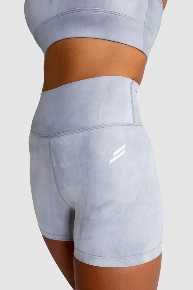Tie Dye Shorts - Slate Grey
