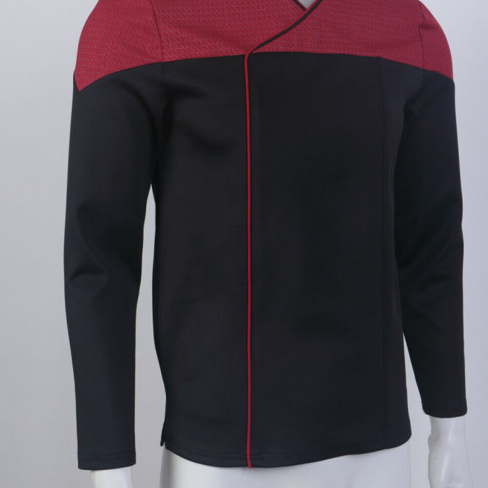 Star Trek Picard 2 Command Red Uniform Cosplay Starfleet Gold Blue Top Shirts Costume