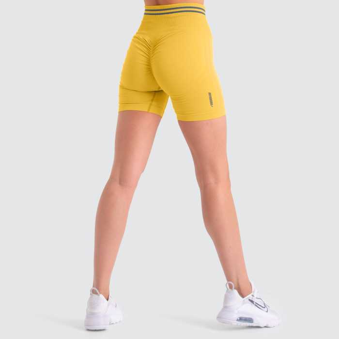 Dye Scrunch Seamless Shorts - Sunny Yellow