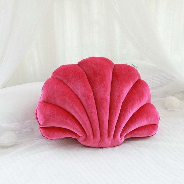 Fairy Princess Home Luxury Shell Stuffed Pillow Fantastic Velvet Pillow Sea Shell Home Decor Bed Sofa Cushion Decoration Gift