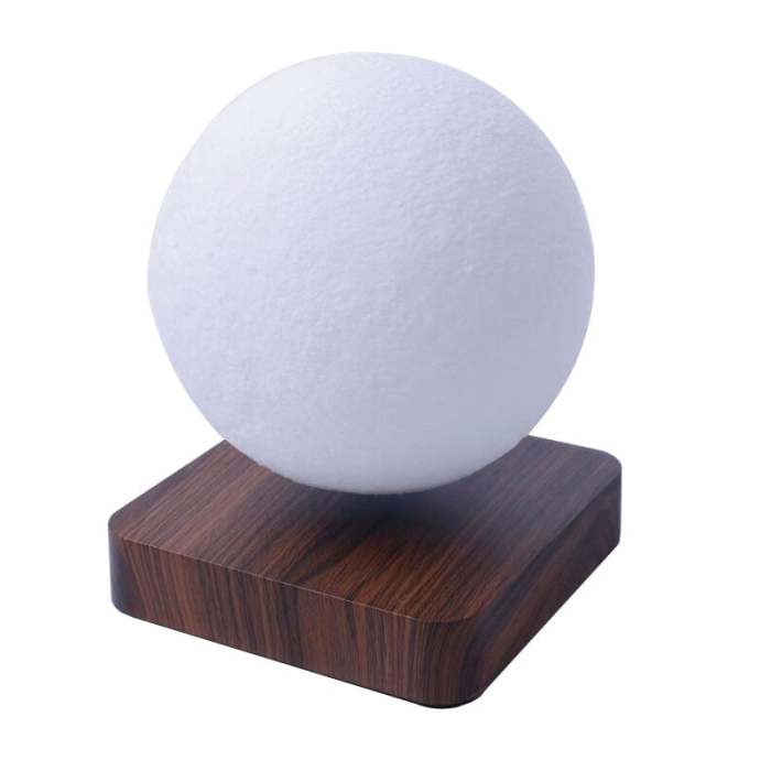 Led Night Lamp Levitating Creative 3D Touch Magnetic Levitation Moon Lamp Night Light Rotating Led Moon Floating Lamp