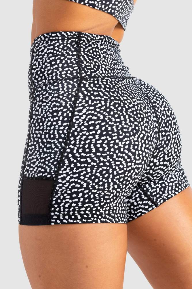 Breeze Mesh Shorts - Black Speckle